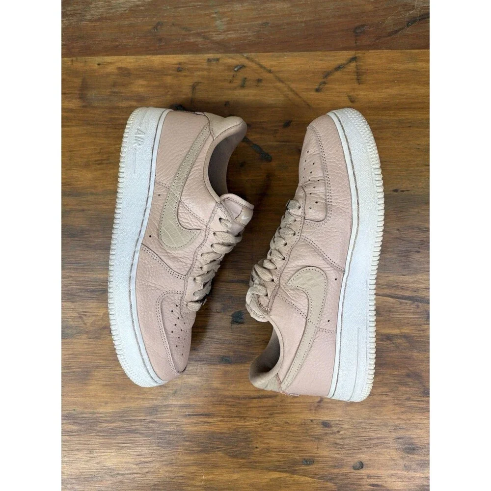 Nike Air Force 1 07 Craft Vachetta Tan Premium Leather Mens Size 8.5 CU4865-200